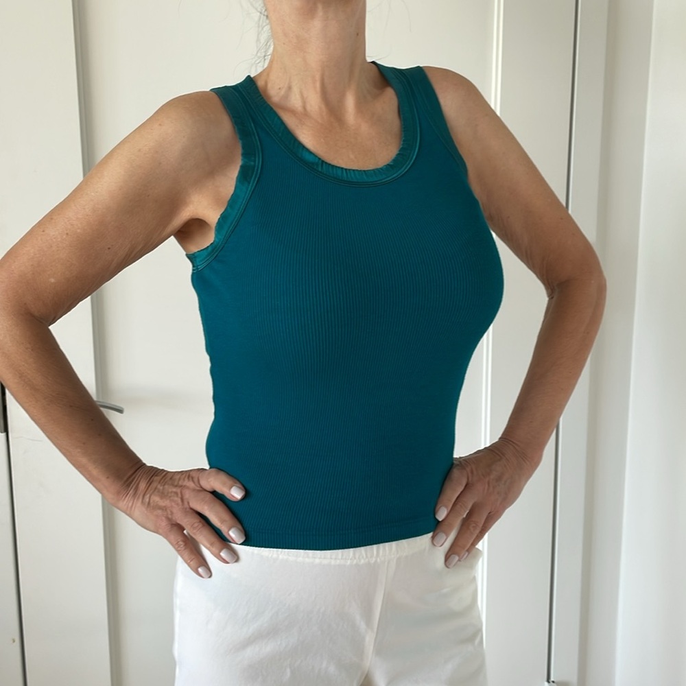 Bebe tank top teal